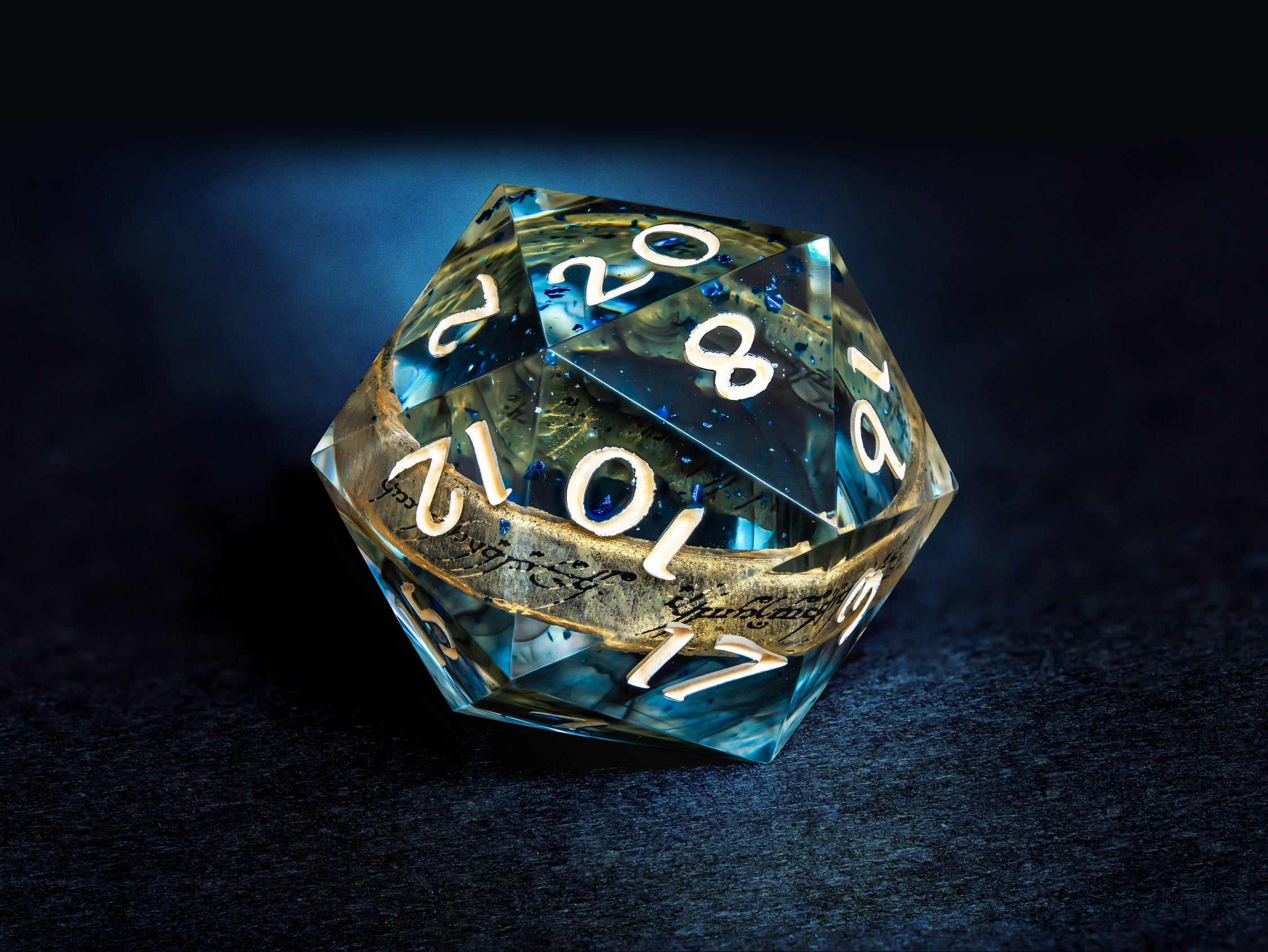 Blue Dice Set LOTR
