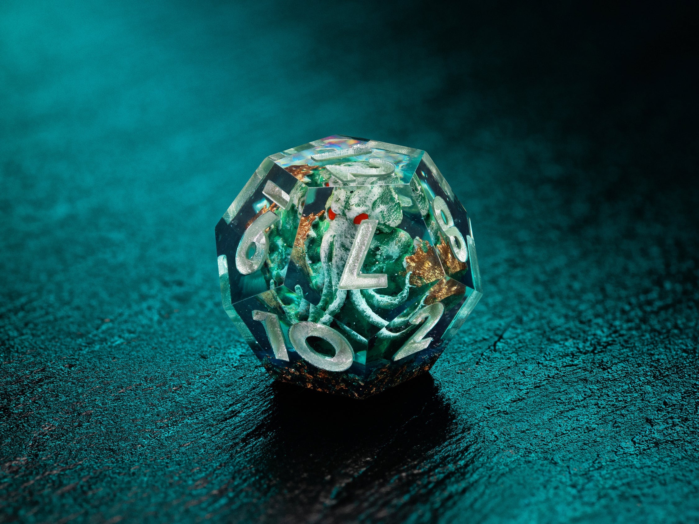 Dice Set Cthulhu Green