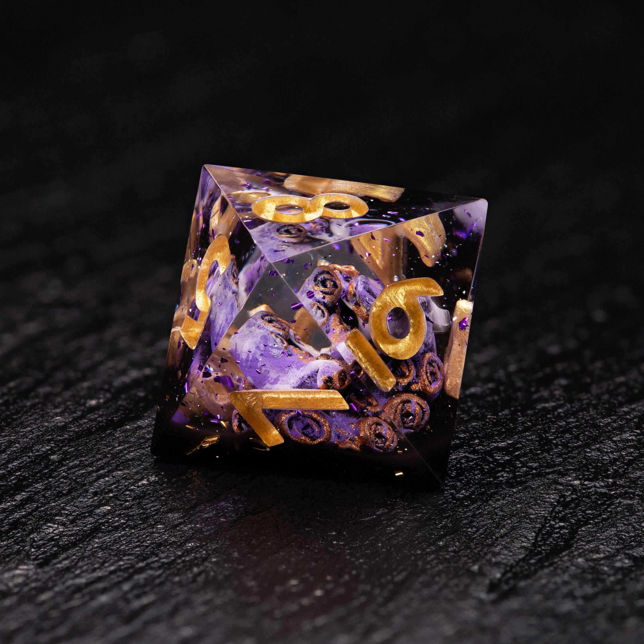 Dice Set Cthulhu Purple