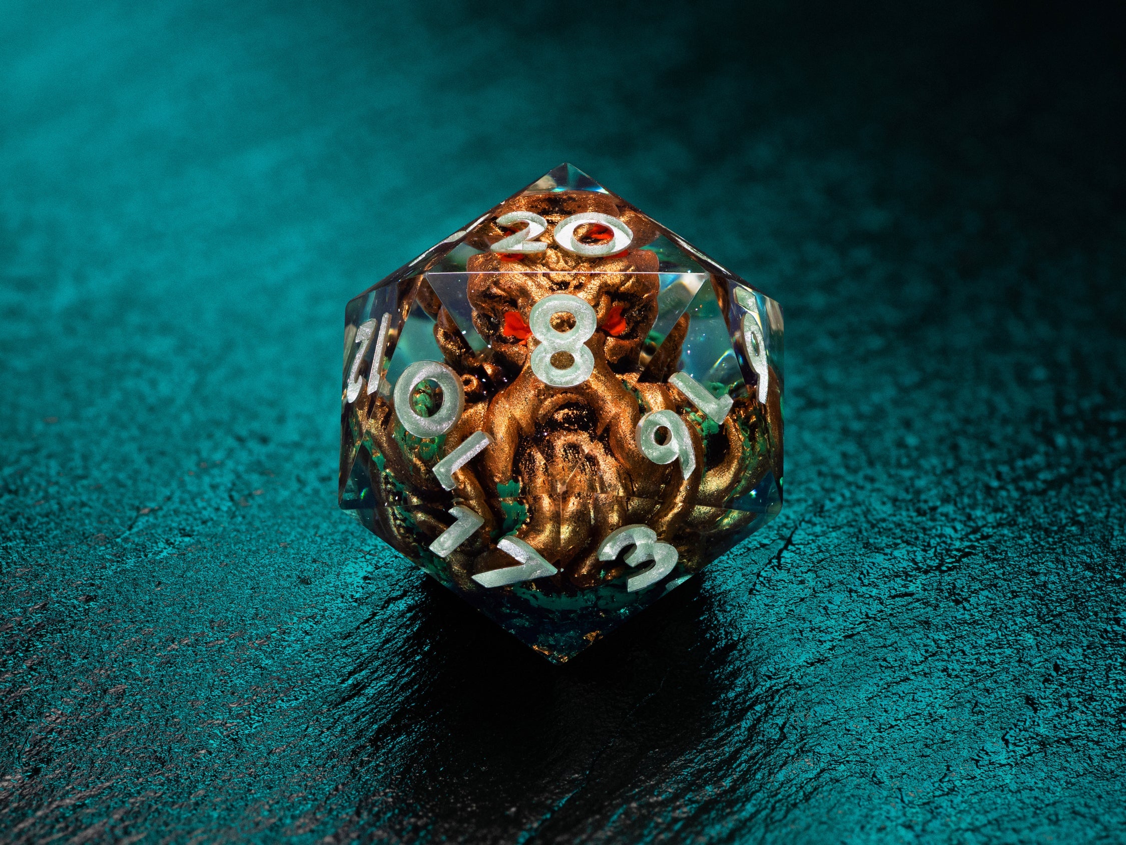 Dice Set Cthulhu Green