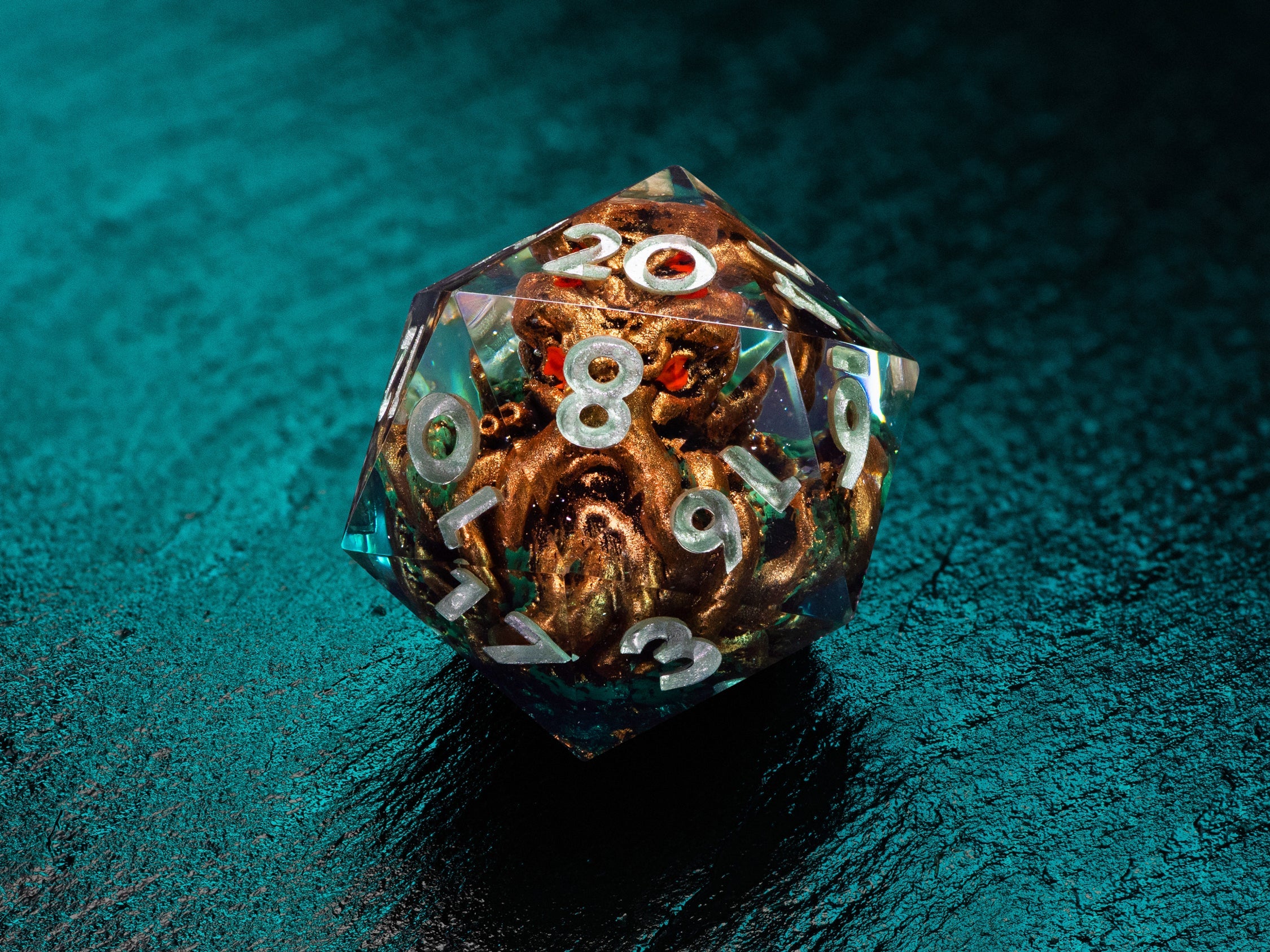 Dice Set Cthulhu Green