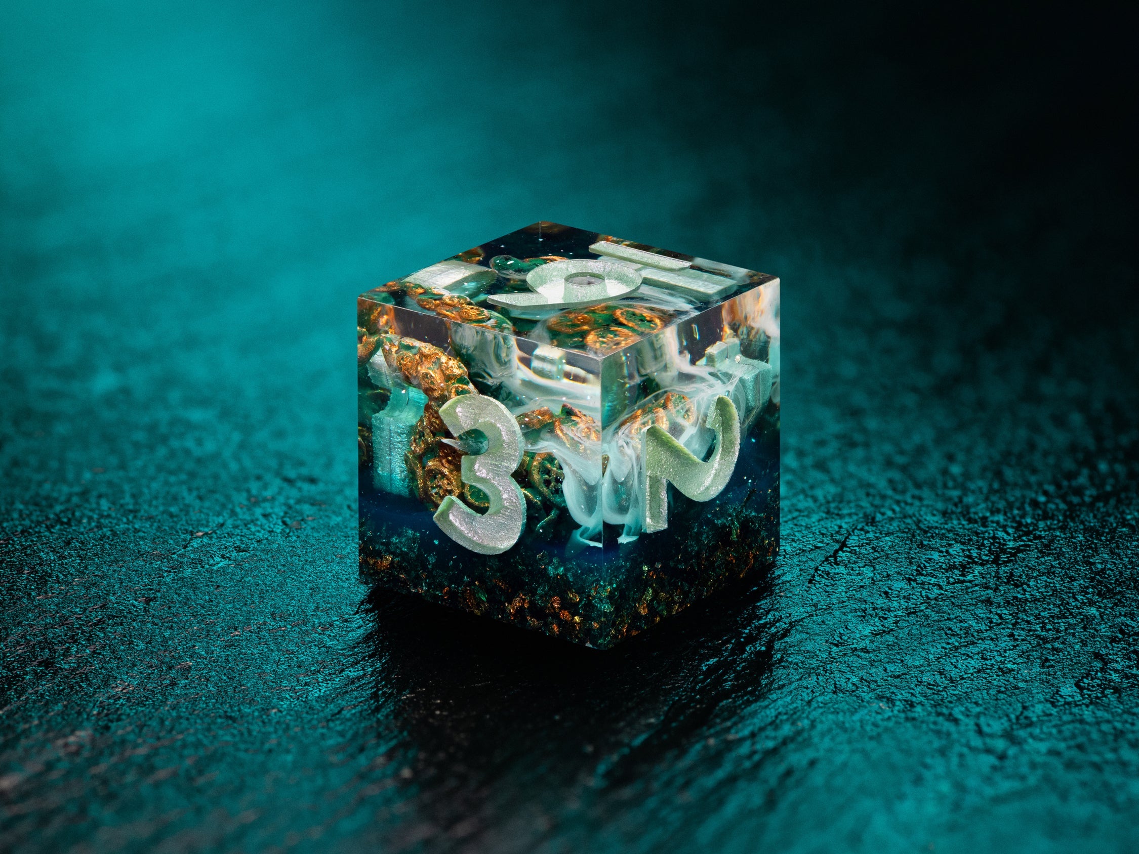 Dice Set Cthulhu Green